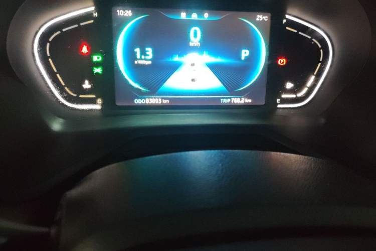 Used JAC Group J7 2020 1.5T CVT Superior Trim Odometer Close Up