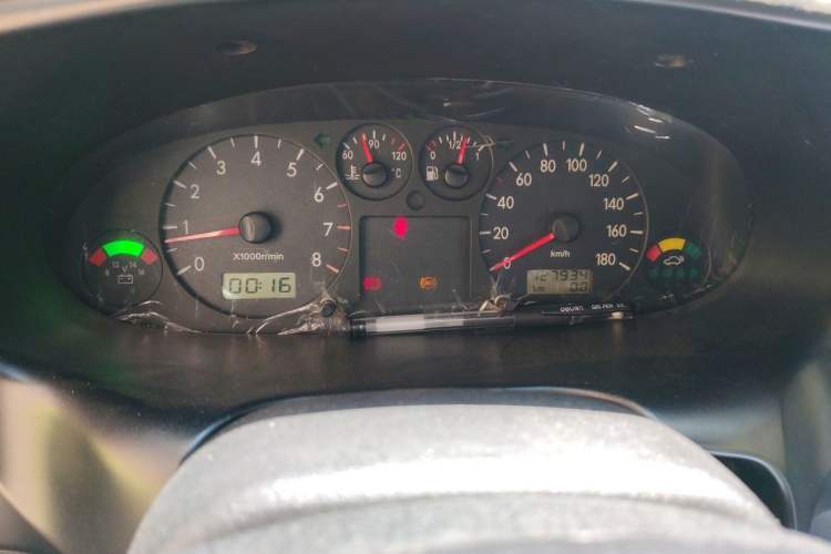 Used JAC Group Refine  Odometer Close Up