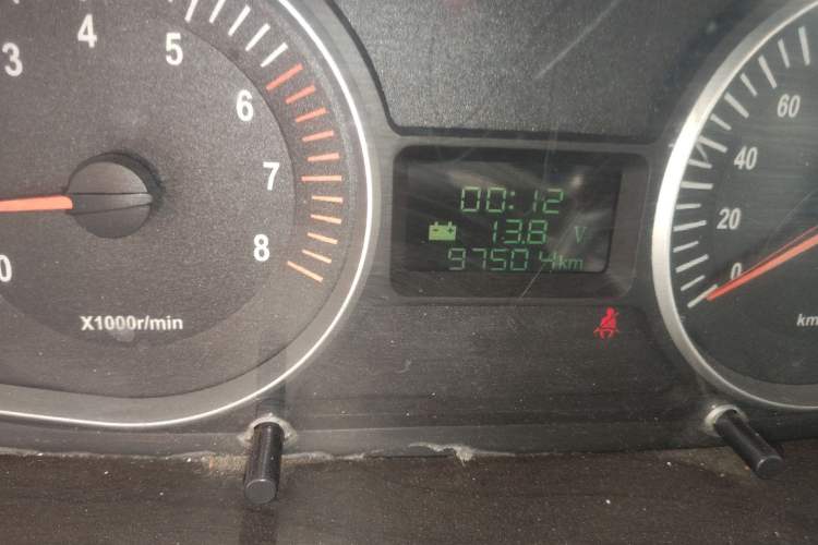 Used JAC Group Refine 2011 2.4L Government Procurement Version Manual Luxury Trim Odometer Close Up