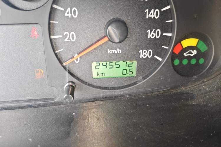 Used JAC Group Refine  Odometer Close Up