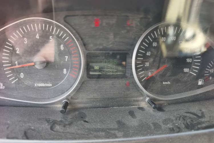 Used JAC Group Refine 2011 2.4L Government Procurement Version Manual Luxury Trim Odometer Close Up