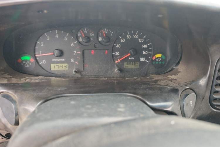 Used JAC Group Refine 2011 2.0L Shuttle Gasoline Comfort Edition HFC4GA3 Odometer Close Up
