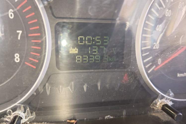 Used JAC Group Refine 2011 2.4L Government Procurement Version Manual Luxury Trim Odometer Close Up