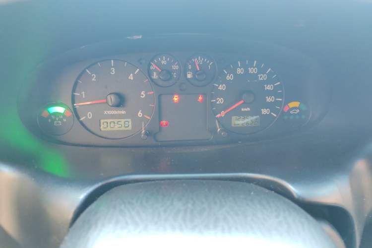 Used JAC Group Refine 2012 1.9T Shuttle Diesel Comfort Version HFC4DB1-2C Odometer Close Up
