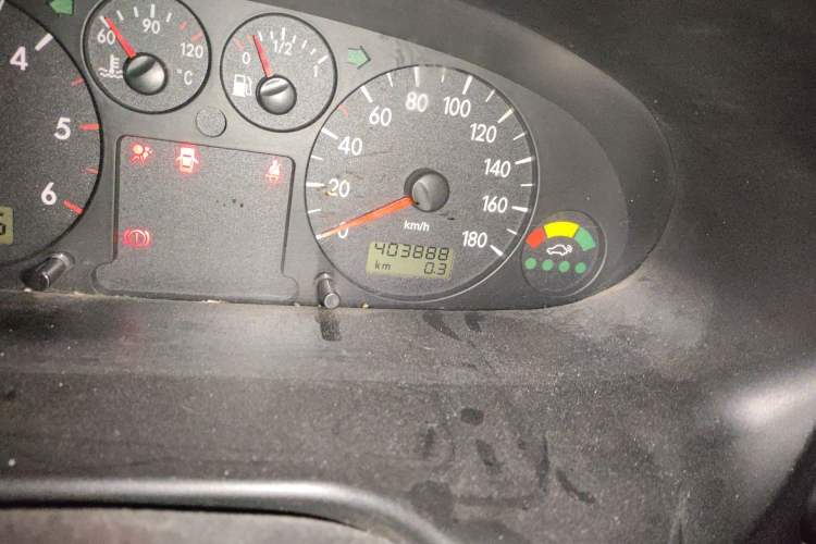 Used JAC Group Refine 2012 1.9T Shuttle Diesel Comfort Version HFC4DB1-2C Odometer Close Up