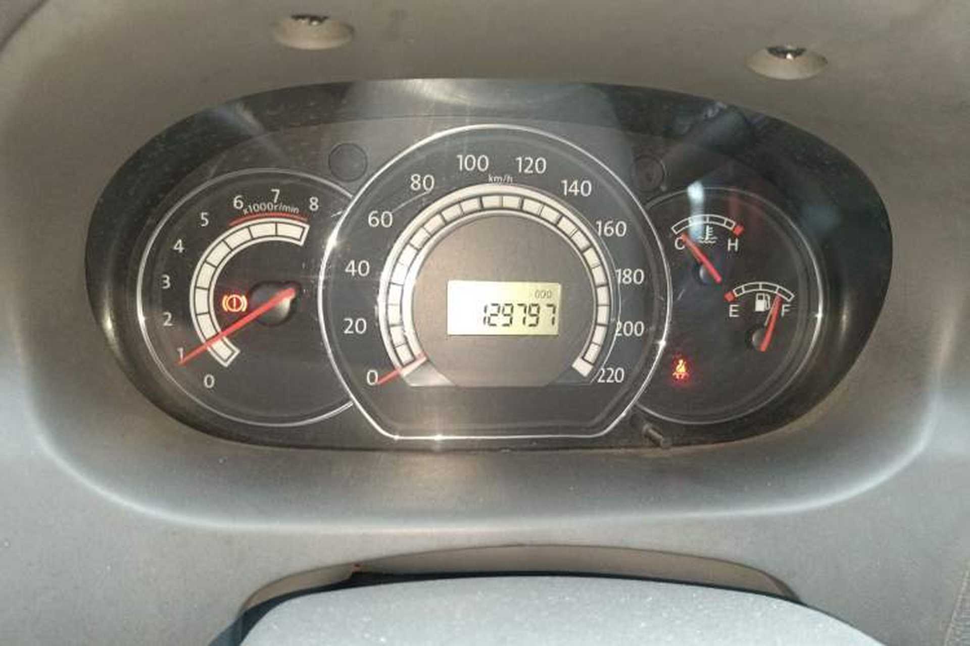 Used JAC Group Refine M2 2012 1.8L MT Business Luxury 5-Seater Odometer Close Up