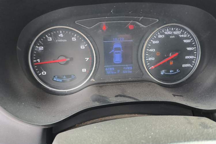 Used JAC Group Refine R3 2018 1.6L CVT Comfort Model Odometer Close Up