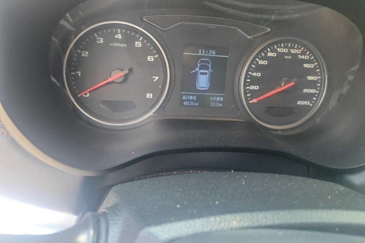 Used JAC Group Refine R3 2018 1.6L Manual Luxury Sunroof Model Odometer Close Up
