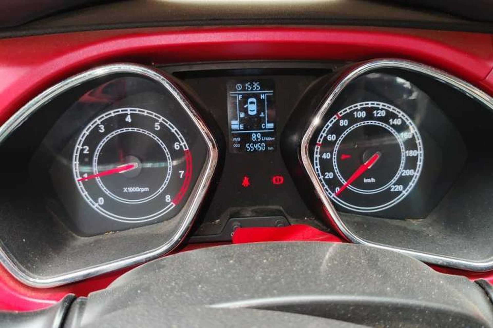 Used JAC Group Refine S2 2015 1.5L Manual Luxury Model Odometer Close Up