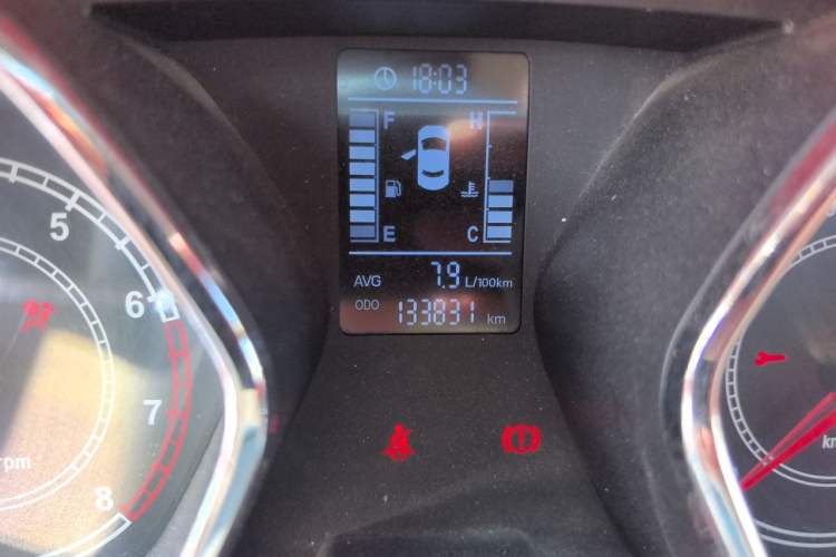 Used JAC Group Refine S2 2015 1.5L Manual Luxury Model Odometer Close Up