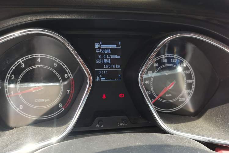Used JAC Group Refine S2 2017 1.5L Manual Luxury Model Odometer Close Up