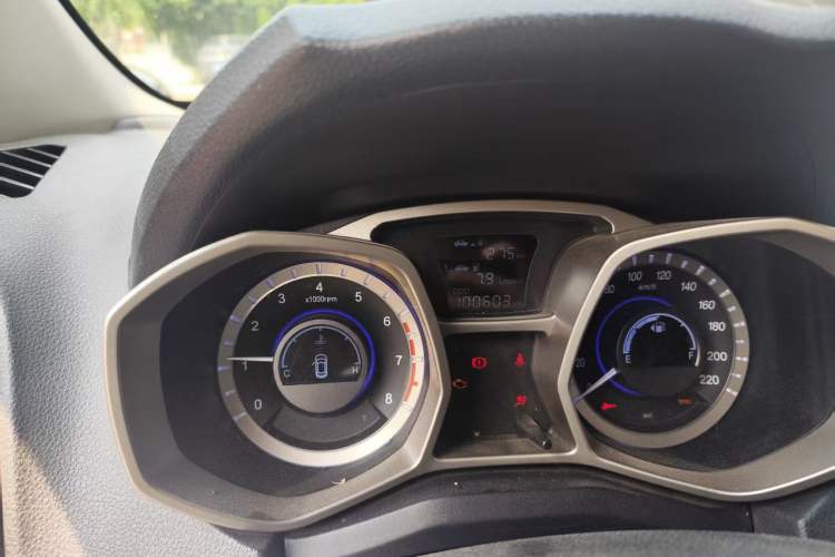 Used JAC Group Refine S3 2014 1.5L Manual Luxury Smart Model Odometer Close Up