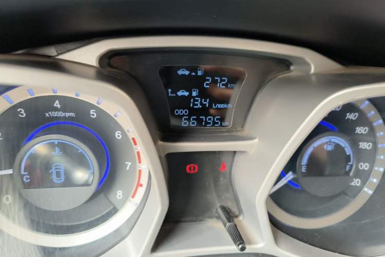 Used JAC Group Refine S3 2014 1.5L Manual Luxury Smart Model Odometer Close Up