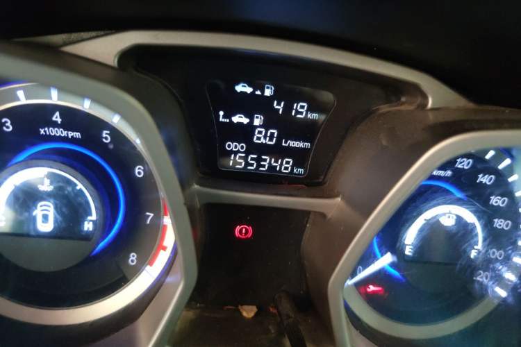 Used JAC Group Refine S3 2014 1.5L Manual Luxury Smart Model Odometer Close Up