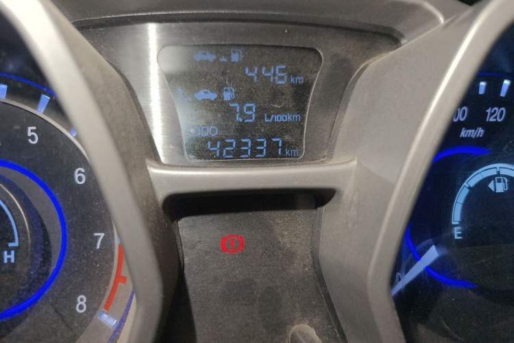 Used JAC Group Refine S3 2014 1.5L Manual Luxury Smart Model Odometer Close Up