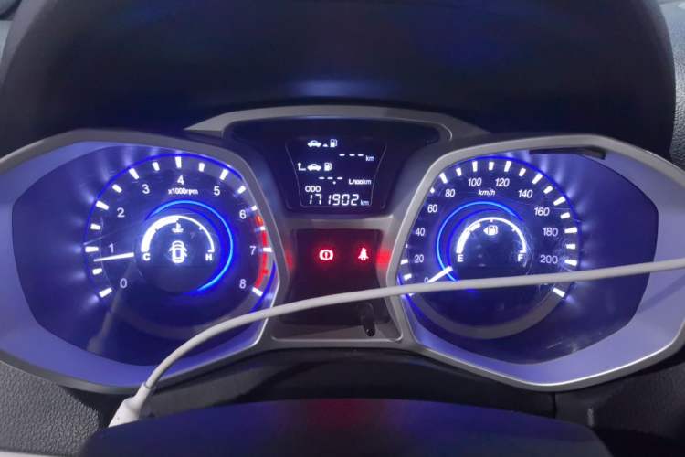Used JAC Group Refine S3 2014 1.5L Manual Luxury Smart Model Odometer Close Up