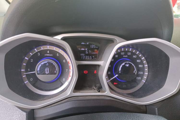 Used JAC Group Refine S3 2014 1.5L Manual Luxury Model Odometer Close Up