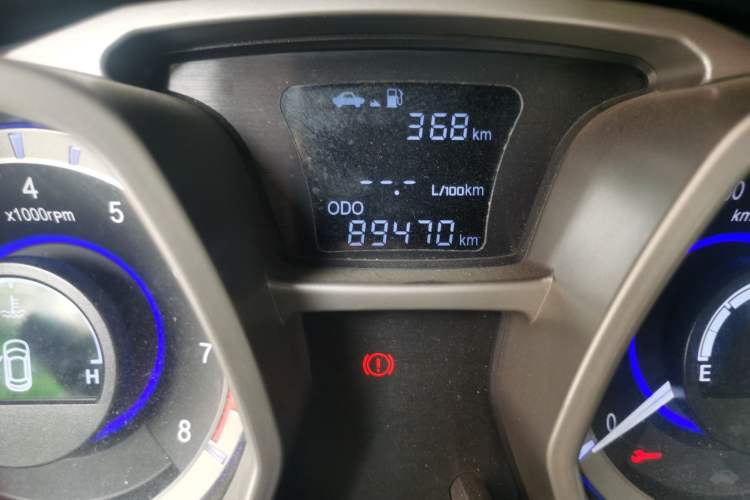 Used JAC Group Refine S3 2014 1.5L Manual Luxury Smart Model Odometer Close Up