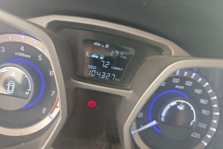 Used JAC Group Refine S3 2014 1.5L Manual Luxury Model Odometer Close Up