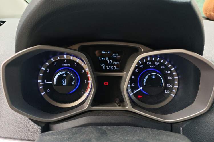 Used JAC Group Refine S3 2014 1.5L Manual Luxury Smart Model Odometer Close Up