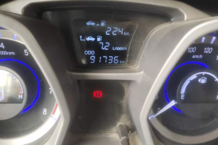 Used JAC Group Refine S3 2014 1.5L Manual Luxury Smart Model Odometer Close Up