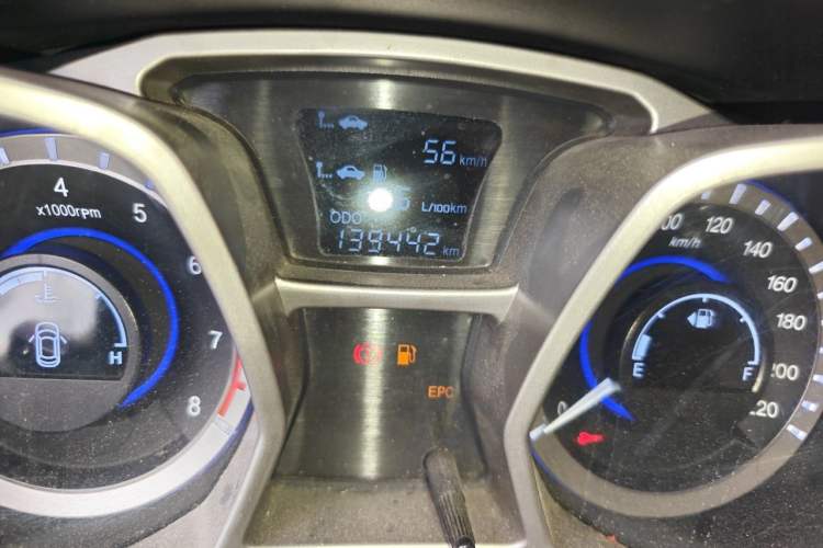 Used JAC Group Refine S3 2014 1.5L Manual Luxury Smart Model Odometer Close Up