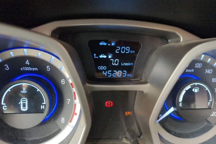 Used JAC Group Refine S3 2014 1.5L Manual Luxury Smart Model Odometer Close Up