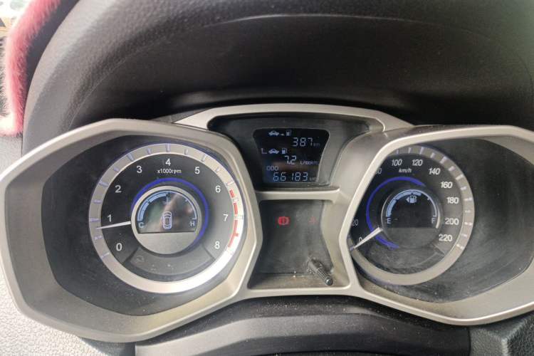 Used JAC Group Refine S3 2014 1.5L Manual Luxury Smart Model Odometer Close Up