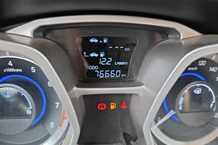 Used JAC Group Refine S3 2014 1.5L Manual Luxury Smart Model Odometer Close Up