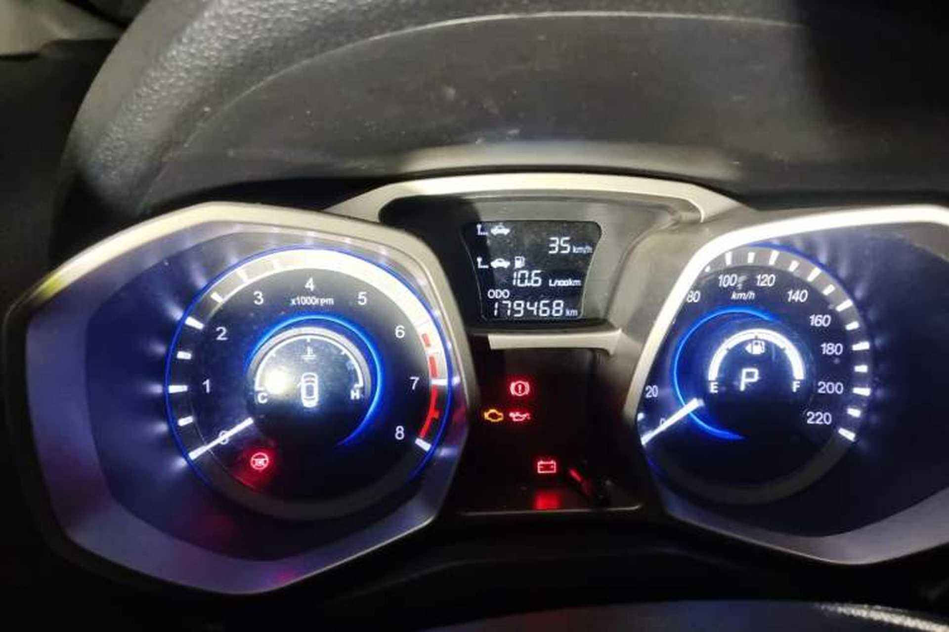 Used JAC Group Refine S3 2014 1.5L CVT Luxury Smart Model Odometer Close Up