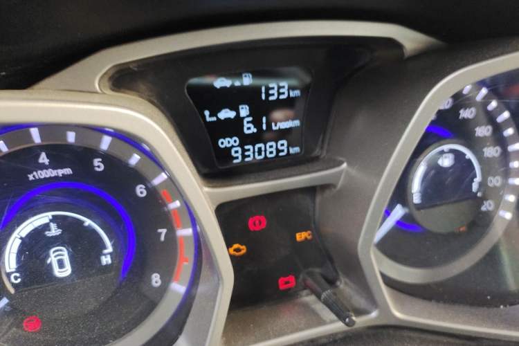 Used JAC Group Refine S3 2015 1.5L Manual Luxury Smart Deluxe Edition Odometer Close Up