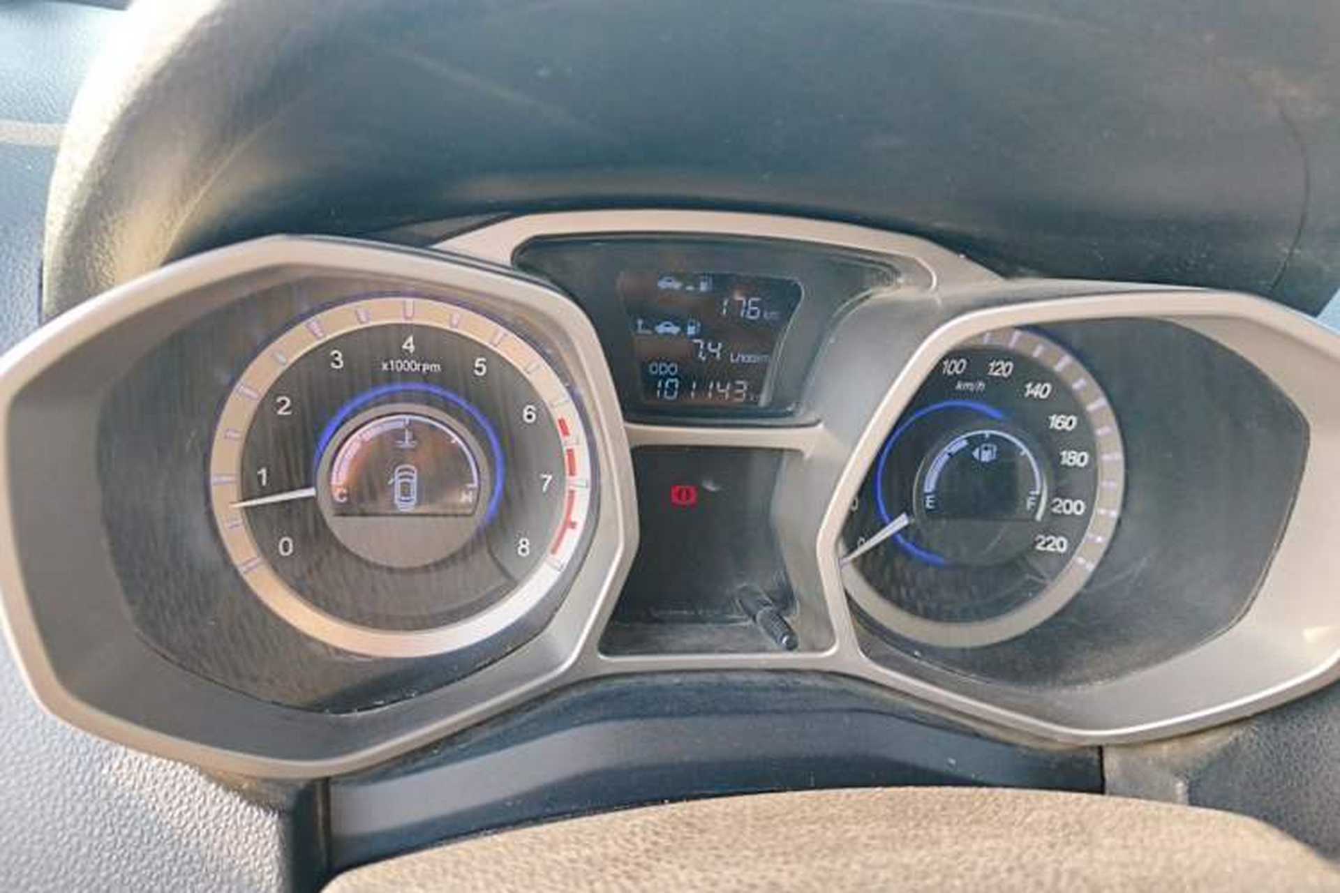 Used JAC Group Refine S3 2015 1.5L Manual Luxury Smart Deluxe Edition Odometer Close Up