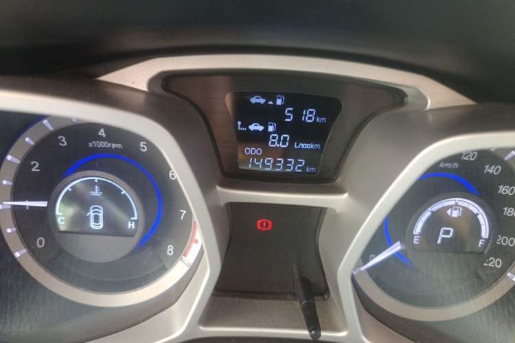 Used JAC Group Refine S3 2016 1.5L CVT Luxury Model Odometer Close Up
