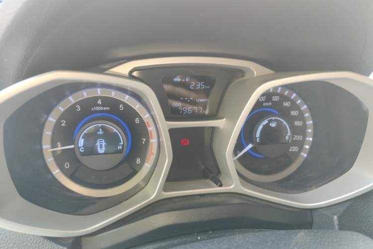 Used JAC Group Refine S3 2016 1.5L Manual Luxury Smart Version Odometer Close Up