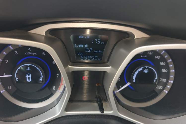 Used JAC Group Refine S3 2016 1.5L Manual Luxury Model Odometer Close Up