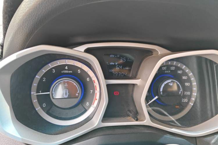 Used JAC Group Refine S3 2016 1.5L Manual Luxury Smart Version Odometer Close Up