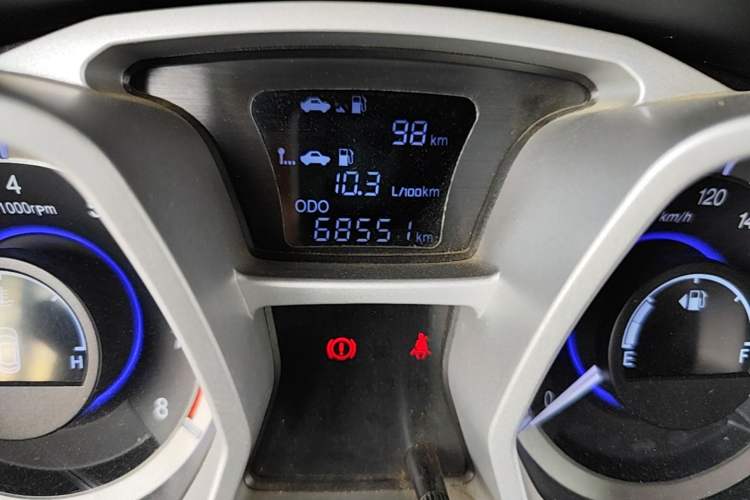 Used JAC Group Refine S3 2016 1.5L Manual Luxury Smart Version Odometer Close Up