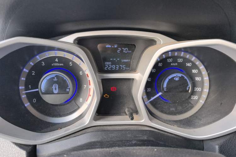 Used JAC Group Refine S3 2016 1.5L Manual Luxury Model Odometer Close Up