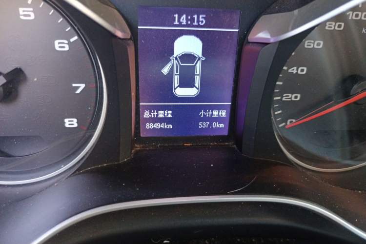 Used JAC Group Refine S3 2017 1.5L Manual Luxury Smart Model Odometer Close Up