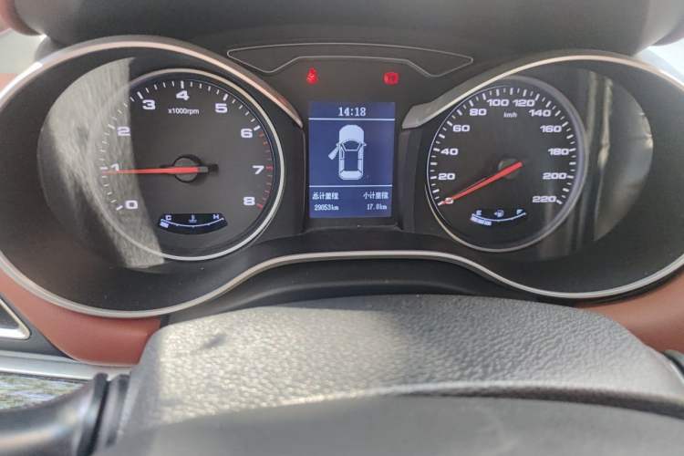 Used JAC Group Refine S3 2017 1.5L Manual Luxury Smart Model Odometer Close Up