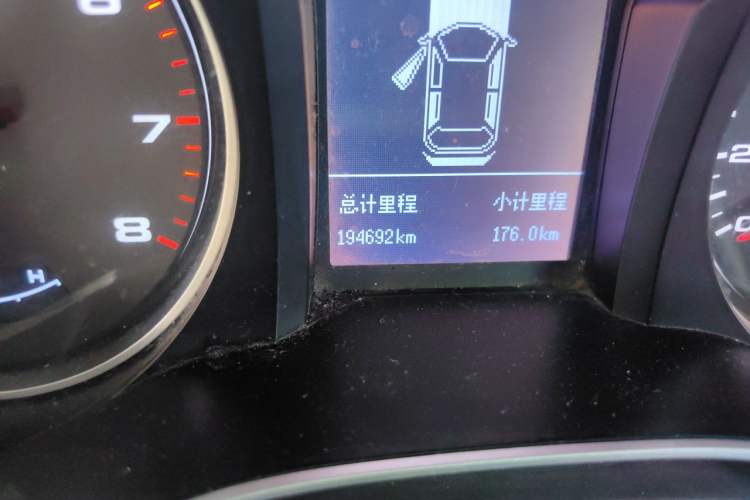 Used JAC Group Refine S3 2017 1.5L Manual Luxury Model Odometer Close Up