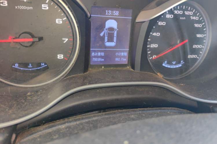 Used JAC Group Refine S3 2017 1.5L Manual Luxury Model Odometer Close Up