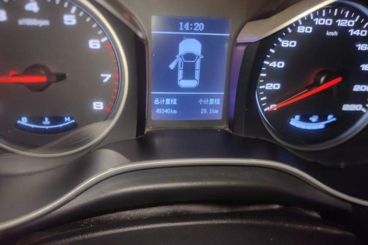Used JAC Group Refine S3 2017 1.5L Manual Luxury Model Odometer Close Up