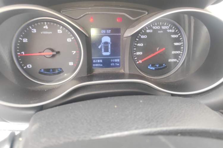 Used JAC Group Refine S3 2017 1.6L Manual Luxury Model Odometer Close Up