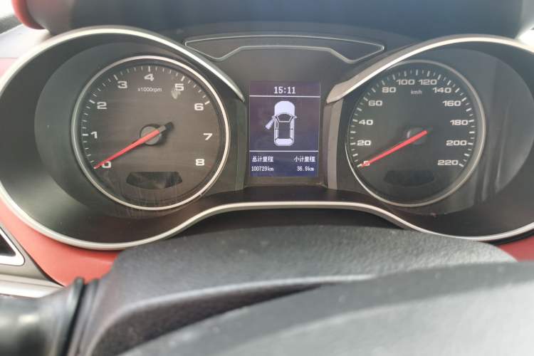 Used JAC Group Refine S3 2017 1.6L CVT Luxury Smart Model Odometer Close Up