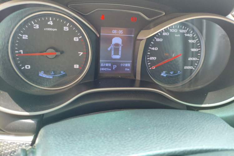 Used JAC Group Refine S3 2017 1.6L CVT Luxury Smart Model Odometer Close Up