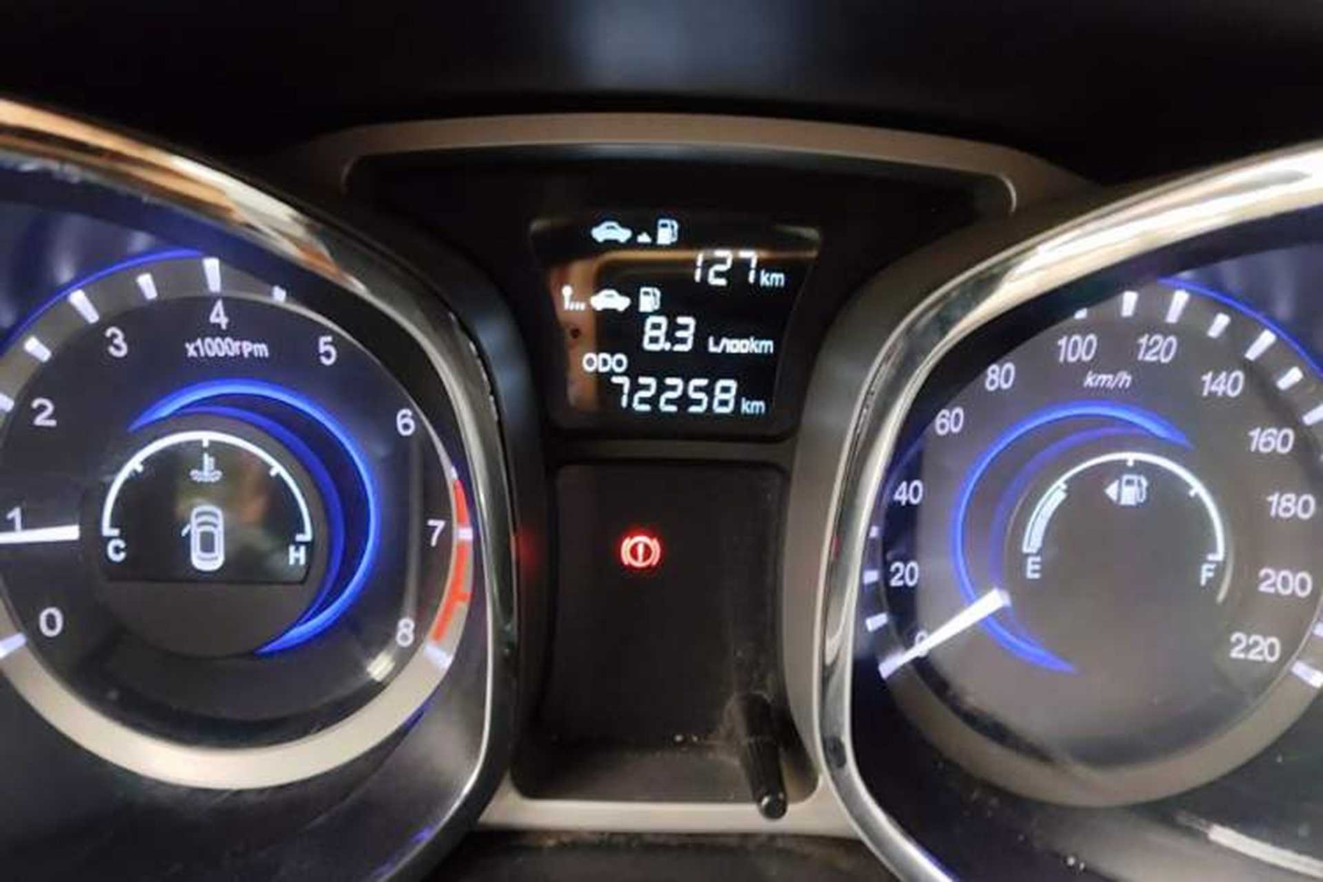 Used JAC Group Refine S5 2013 2.0L Manual Luxury Edition Odometer Close Up