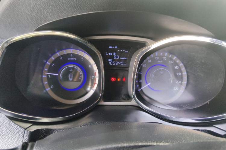 Used JAC Group Refine S5 2013 2.0L Manual Luxury Edition Odometer Close Up