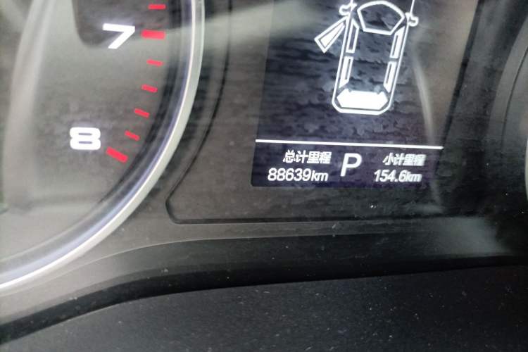 Used JAC Group Refine S7 2019 1.5T Automatic Supreme 5-Seater Odometer Close Up