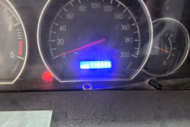 Used JAC Group Sunray 2013 2.8T 6-Series Star Express China IV Standard Odometer Close Up